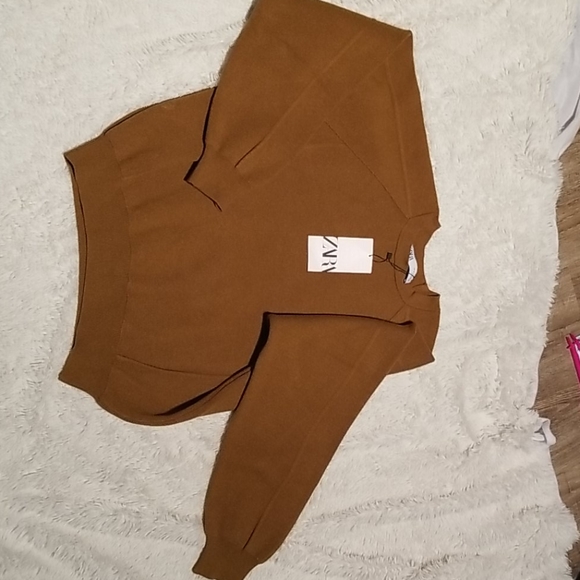 🔥Last 2🔥ZARA Seam detail knit sweatshirt - Picture 6 of 8